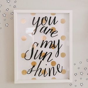 “you are my sunshine” wall decor🌞🌞🌞